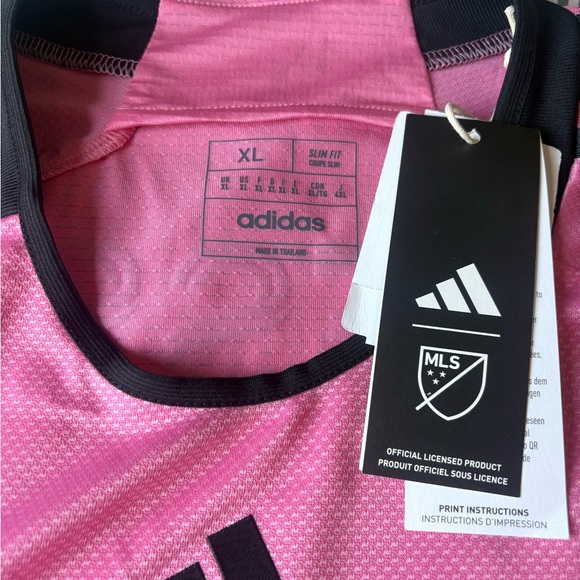 NEW Mens Adidas Inter Miami CF 2024 Authentic Home Messi Jersey Pink - Picture 5 of 9